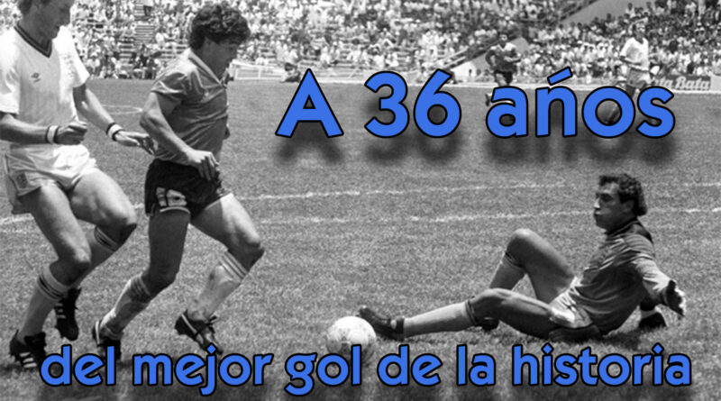 A 36 años del mejor gol de la historia de los mundiales